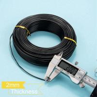 Cable De Metal Aluminio Negro 2mm Flexible 180 Pies 12 18 Gauge Para Artesanía Y Joyería DIY Sculpting Beading Wire - details 3