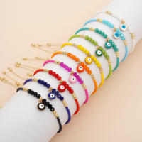 Pulsera Bohemia Go2boho De Verano Con Encanto Colorido De Cristal Para Mujeres Joyería Moda Hecha a Mano Amuleto De Amistad Con Hilo De Miyuki Perlas Forma De Gota De Agua - details 1