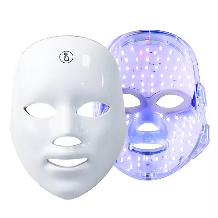 Máscara De Belleza LED Recargable Con 7 Colores Luz Fotónica Para Rejuvenecimiento Facial Lifting Y Blanqueamiento Dispositivo De Cuidado De La Piel Para Uso Doméstico - 1