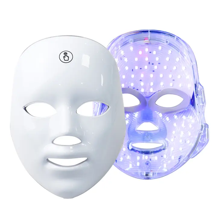 Máscara De Belleza LED Recargable Con 7 Colores Luz Fotónica Para Rejuvenecimiento Facial Lifting Y Blanqueamiento Dispositivo De Cuidado De La Piel Para Uso Doméstico - 1