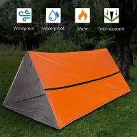 Kit de supervivencia 3 en 1 para emergencias al aire libre, saco de dormir, saco de dormir plegable, juego de tienda de campaña para acampar al aire libre - details 1