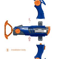 Juguete De Tiro Con Arco Seguro Para Exteriores Juego De Fuerza Y Precisión Para Niños Modelo De Lanzador De Bombas Suaves 12 Disparos Continuos - details 0