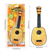Ukelele De Juguete Simulación De Guitarra Musical Estilo Fruta Con Cuatro Cuerdas Instrumento Musical Educativo Para Niños Montessori - details 10