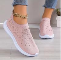Zapatos De Mujer Rimocy Crystal Malla Transpirable Comodidad Suave Suela Talla Grande 43 Antideslizante Casual Slip-On Polka Dot - details 2