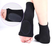 Parche De Gel Elástico Para Arco De Pie Con Almohadilla Suave Soporte De Arco De 1/2 Pareda Suela De Calcetines Alivio De La Fatiga Del Pie Calcetines Ortóticos - details 7