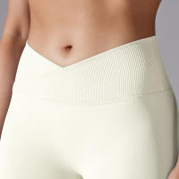 Leggings De Yoga Para Mujer Cintura Alta Levantamiento De Caderas Gimnasio Sin Costuras Pantalones De Deporte Fitness Running - details 66