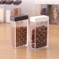 Caja De Almacenamiento De Especias Transparente 6pcs/Juego Botellas De Pimienta Y Sal Para La Cocina Material De Acrílico Y Plástico Estilo Pastoral Ecológico - details 3