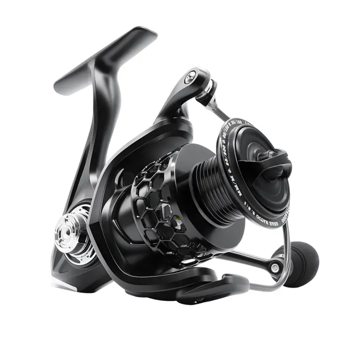 Carrete De Pesca Spinning GTA Ratio De Engranajes 5.2:1 Diseño De Engranajes Huecos Para Agua Salada 2000 3000 4000 Pesaje 300g - 1