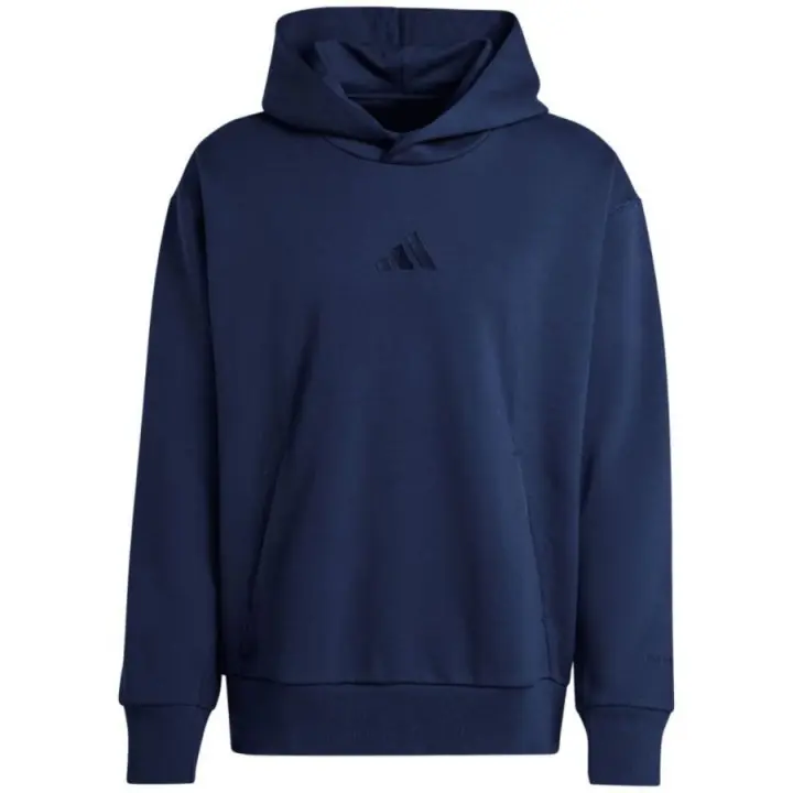 Adidas All Szn Fleece M sweatshirt IY4122 sudadera deportiva para hombre con tejido de felpa suave, ideal para mantener la calidez y el confort en cualquier ocasión - 1