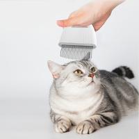 Peine Para Mascotas Forma De Concha Adecuado Para Perros Y Gatos Aparato De Peluquería Para Animales De Compañía Plástico - details 3