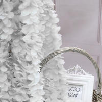 Guirnalda De Imitación De Violeta 1M 10/20Pcs Flor De Seda Artificial Para Decoración De Hogar Y Jardín Blanco Para Bodas Y Fiestas - details 4