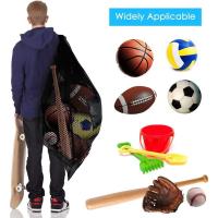 Bolsa De Malla Pesada Para Baloncesto Voleibol Fútbol Y Más Solución De Almacenamiento Conveniente Material De Lona - details 4