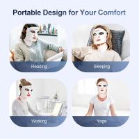 Máscara De Terapia De Luz Roja De Silicona 7 Colores LED Para Rejuvenecimiento Anti-Edad Con Protección Ocular Y Alumbrado Facial - details 14