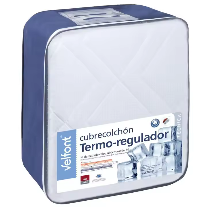 Cubrecolchón Termo-regulador Velfont | Protección de Colchón - 1