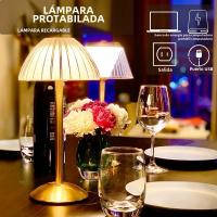 Lámpara de mesa LED con Sensor táctil, luz nocturna de escritorio, recargable, inalámbrica, para lectura, restaurante, Hotel, Bar, decoración de dormitorio - details 7