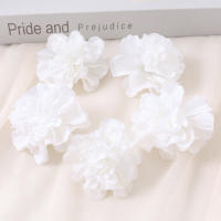 10/20Pcs Flores De Chiffon Artificiales Para Decoración De Hogar Boda Fiesta Navidad Aniversario Estilo Carnation Material Seda - details 5