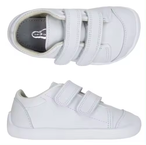 Deportivas blancas respetuoso de piel modelo ELF WALKER de Bar3foot - 1