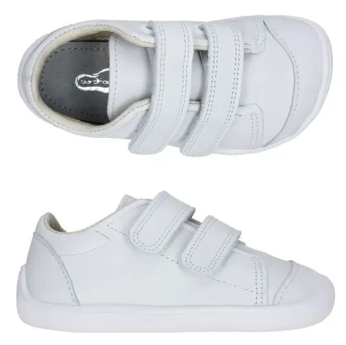 Deportivas blancas respetuoso de piel modelo ELF WALKER de Bar3foot - 1