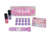 YOU GO GIRL Set de Manicura para Niñas - Kit de Uñas Postizas Infantil - Pintauñas, Pegatinas, Lima y Plantillas - Sin Parabenos Ni Tóxicos - A Partir de 5 Años - Diseño Creativo - details 0