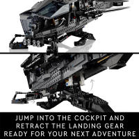 Kit De Construcción De Ornitóptero Plane LE GP Dune Royal Atreides Beast 1369PCS Juguete Educativo Para Niños Y Adultos - details 4