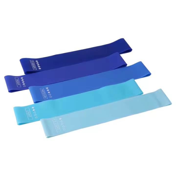 5Pcs Banda De Resistencia Elástica Para Fitness Yoga Ejercicio Entrenamiento En Gimnasio Deportes Crossfit Anillo Deportivo TPE Unisex - 1