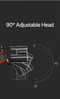 Linterna Frontal LED Recargable 7 Luces Impermeable Ajustable 4 Modos Ligera Para Camping Al Aire Libre Correr Senderismo Trabajar - details 4