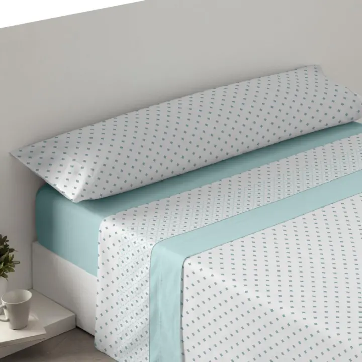 KYTZIAS - Juego de Sábanas Microfibra Verano. Juego de cama 3 Piezas. Sábanas de Verano. Ropa de cama estampada y suave. Estampado Moderno. - 1