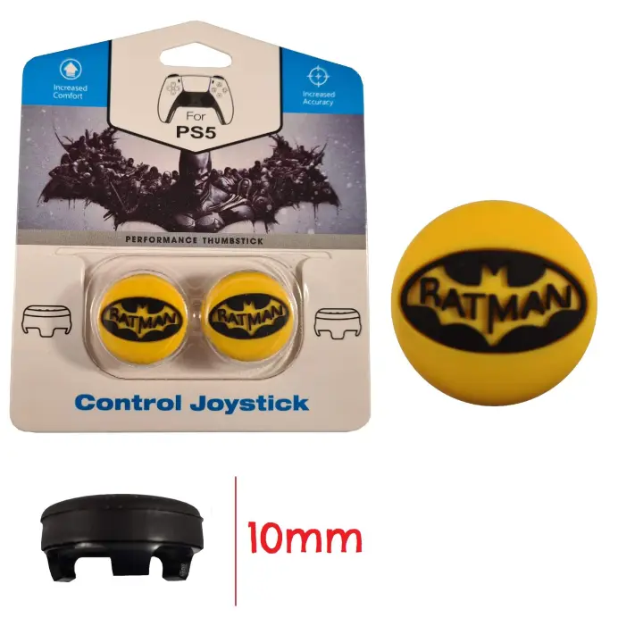 CAELLUMA - Kit Mejora Gaming para PS5 y PS4: Funda de Joystick + Alzadores de 10mm - Eleva tu Juego - 1