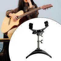 Soporte De Guitarra Ajustable Altura Para Uso Doméstico Y Actividades Al Aire Libre Estilo Clásico Y Acústico Soporte De Pies Para Músicos Principiantes Y Conciertos - details 6
