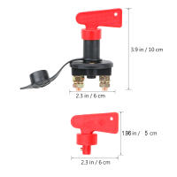 Interruptor Rotativo De Poder Para Automóvil 300A 12V-32V Isolador Desconectador Para Camión Barco Interruptor Principal De Batería Con 2 Llaves - details 8
