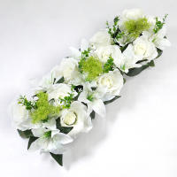 Arco De Boda Rojo Y Lily 60cm Flores Artificiales Para Decoración De Bodas Y Jardines Hechas De Seda Originaria De Zhejiang - details 2