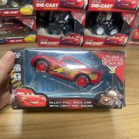 Coche De Modelo Lightning McQueen Disney Con Luz Y Música Figura De Coches Para Niños Regalo Con Retroalimentación Inercial Q-Versión Cartoon - details 2