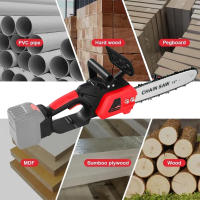 Motosierra eléctrica sin escobillas, herramientas de poda de jardín inalámbricas portátiles de 3500W, sierras de registro de carpintero para batería Makita de 21V - details 2