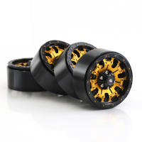 4Pcs Rueda De Aleación De Aluminio CNC 1.9 Para Coche RC Crawler 1/10 Axial SCX10 90046 AXI03007 TRX4 VS4-10 Gen8 RBX10 Rojo Y Negro - details 10