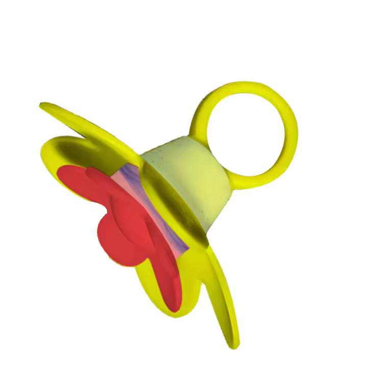 Alimentador de anillo de colibrí amarillo y rojo, herramienta para atraer colibríes, alimentador de pájaros para jardín al aire libre - 1
