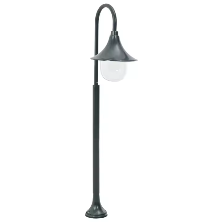 vidaXL Farolas Jardín Aluminio  120 cm Iluminación Patio Terraza Color Verde oscuro,  Blanco,  Bronce y mas - 1