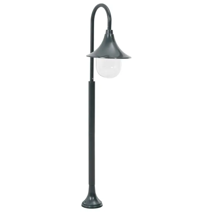 vidaXL Farolas Jardín Aluminio  120 cm Iluminación Patio Terraza Color Verde oscuro,  Blanco,  Bronce y mas - 1