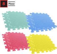 Pack 9 Baldosas EVA 30x30 cm – Alfombra Puzzle de Espuma Antigolpes, Suelo Protector Antideslizante y Aislante – Colores Rojo Claro, Azul, Verde y Amarillo O NEGRO – Ideal para Gimnasio, Juegos, Camping y Hogar - details 5