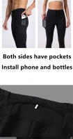 Pantalones De Correr De Veludo Grueso Para Hombres Y Mujeres Pantalones De Yoga Fitness Deporte Al Aire Libre Ciclismo Senderismo Talla Elástica Cómodos Para Todas Las Estaciones - details 3