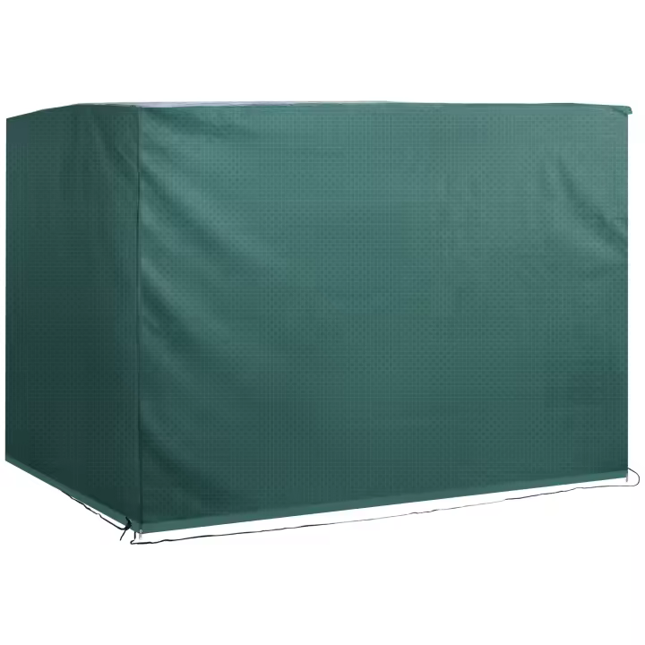 Outsunny Funda Protectora para Columpio Balancín de Jardín de 3 Plazas 215x155x150 cm Impermeable con Cremallera Cubierta de Muebles Exterior Antipolvo Antiviento - 1