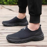 Zapatos De Verano Para Hombre Suela De Goma Transpirables Zapatillas Casuales Ligeros Malla Respirables Talla Verdadera Loafers - details 3