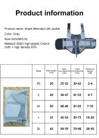 Chaleco De Seguridad Para Perros Shark Con Alta Flotabilidad Ropa De Natación Para Pequeños Perros Asa Para Medianos Y Grandes Perros Para Surfeo - details 0