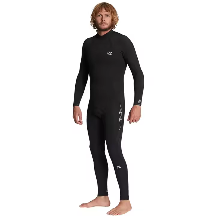 Billabong Traje De Neopreno De Manga Larga Con Cremallera Trasera 302 Absolute - 1