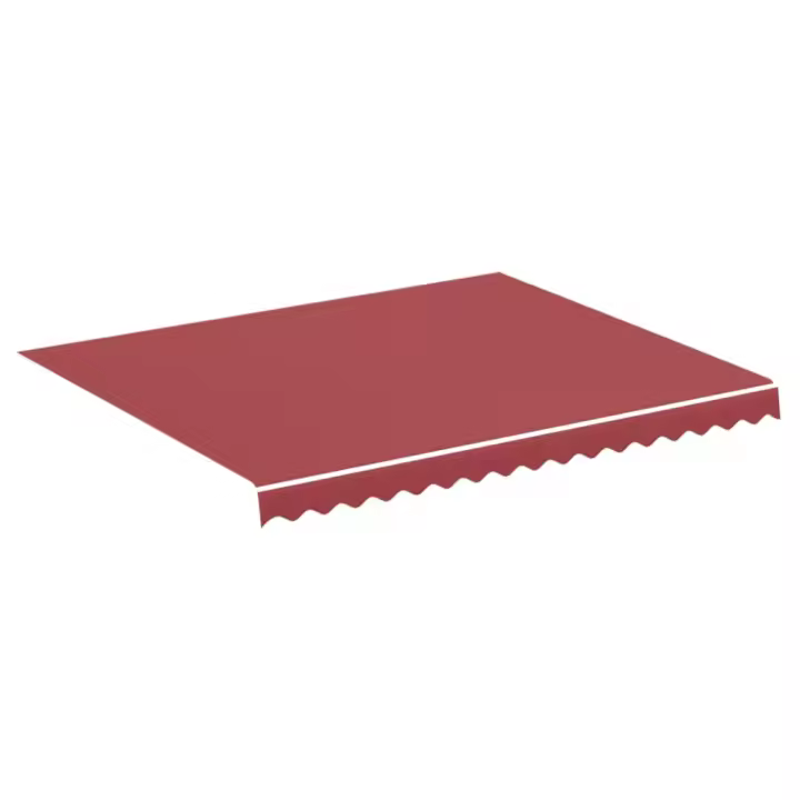 vidaXL Tela de repuesto para toldo 3x2,5 m Color Antracita, Azul y blanco, Crema Protección Rayos UV para Terraza Patio Exterior Jardín - 1