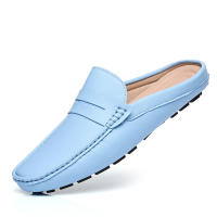 Zapatos Casuales De Verano Para Hombre YRZL Mocasines De Cuero Hechos a Mano Moda Driving Pantuflas De Conducción Slip on Loafers Para Exteriores - details 16