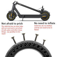 Pneumático De Goma Sólida 10 Pulgadas Para Scooter Eléctrico Ninebot Max G30 Neumático Honeycomb Inflable Resistente a Agujeros 10x2.50 Pieza - details 4