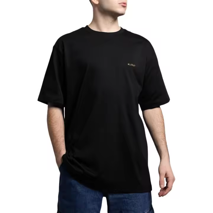CAMISETA BASICA BORDADA NEGRA - 1
