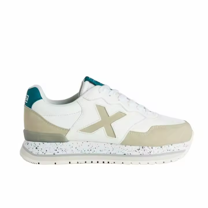 Zapatillas Casual de Mujer Munich Dash Sky 13 Blanco Beige - 1