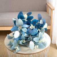 Planta Artificial De Eucalipto Con Ramas Largas Y Hojas De Flecha En Seda Para Decoración De Mesa Vaso Jardín Casa Fiesta Boda - details 0