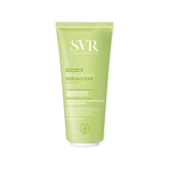 SVR Sebiaclear Crema Limpiadora para pieles grasas o con granitos 200 ml - 1